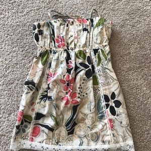 Girls floral print tank top